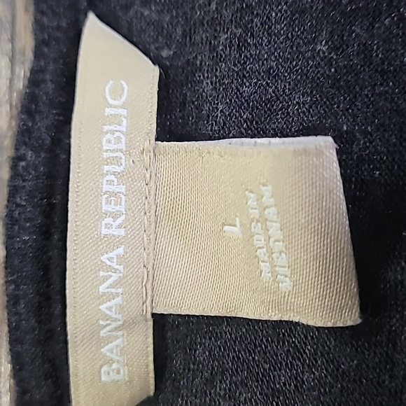 EUC, Banana Republic Ruched Zipper Top size Lg - Picture 3 of 6